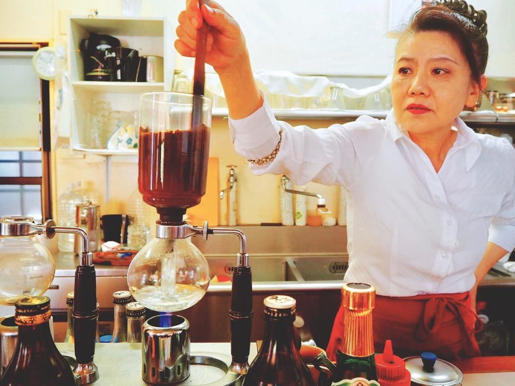 伊佐市_お好み焼き_和弘_サイフォン_コーヒー