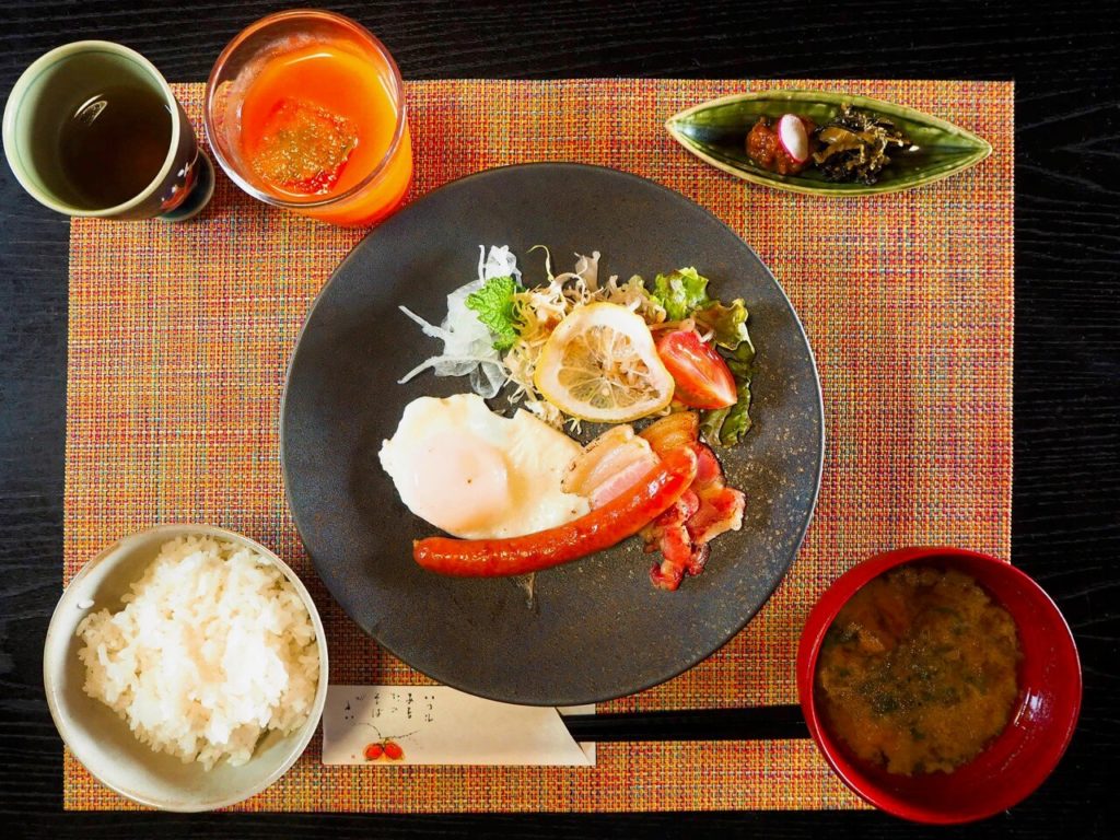 伊佐市_牧場民宿レストラン 和(のどか)_朝食