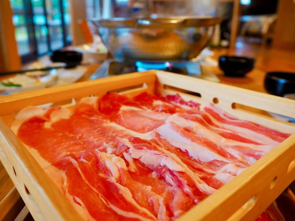 伊佐市_牧場民宿レストラン 和(のどか)_しゃぶしゃぶ