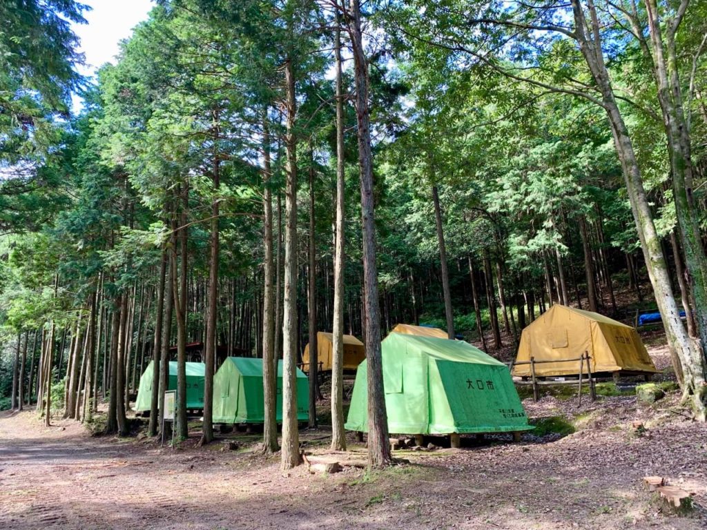 伊佐市_十曽青少年旅行村_常設テントエリア