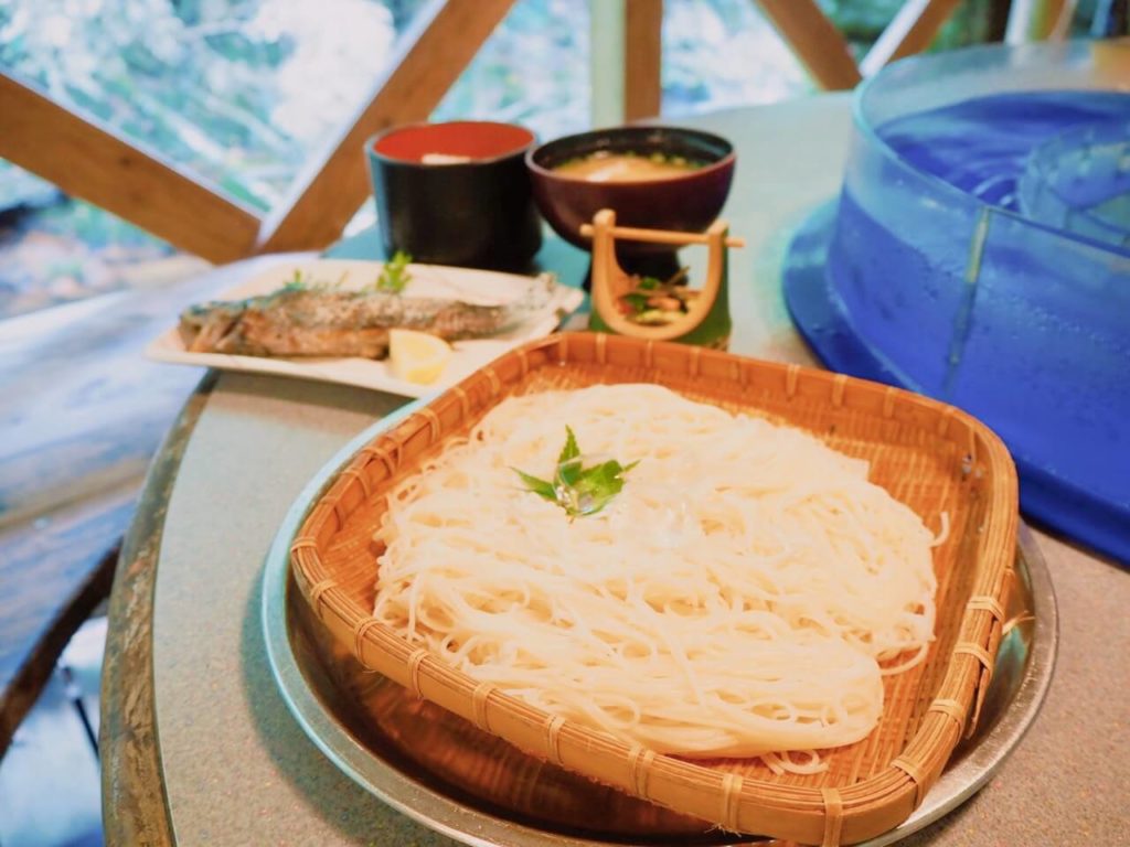 伊佐市_そうめん流し_奈加夢羅（なかむら）_そうめんセット