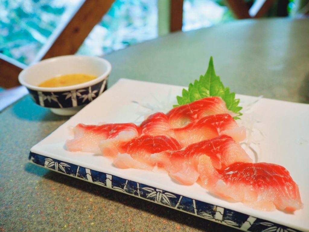 伊佐市_そうめん流し_奈加夢羅（なかむら）_鯉のあらい
