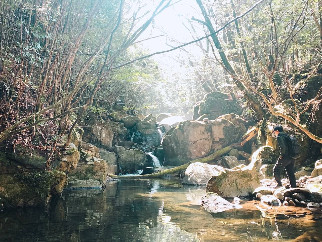 鹿児島県・熊本県・宮崎県の三県境_そばの川
