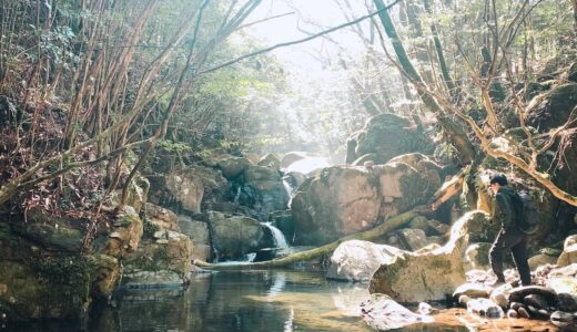 鹿児島県・熊本県・宮崎県の三県境_そばの川