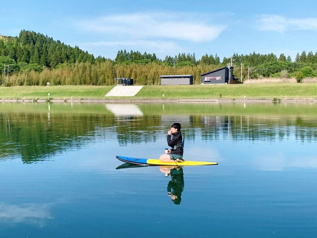 川内川_SUP_伊佐市菱刈カヌー競技場