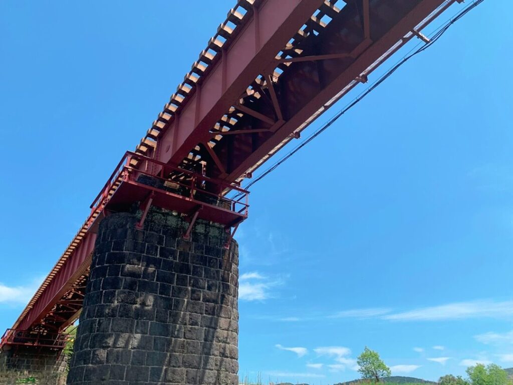 川内川_SUP_湧水町_鉄道橋