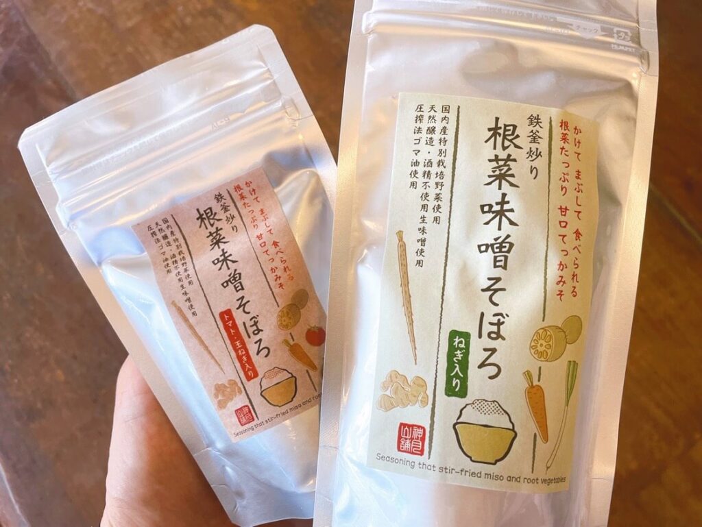 新月山舗　根菜味噌そぼろ