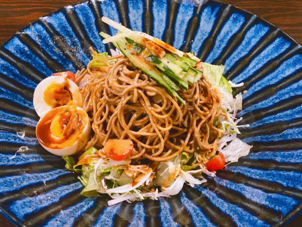 鹿児島県伊佐市 Restaurant＆Bar融合 メニュー そばのしびれるサラダ