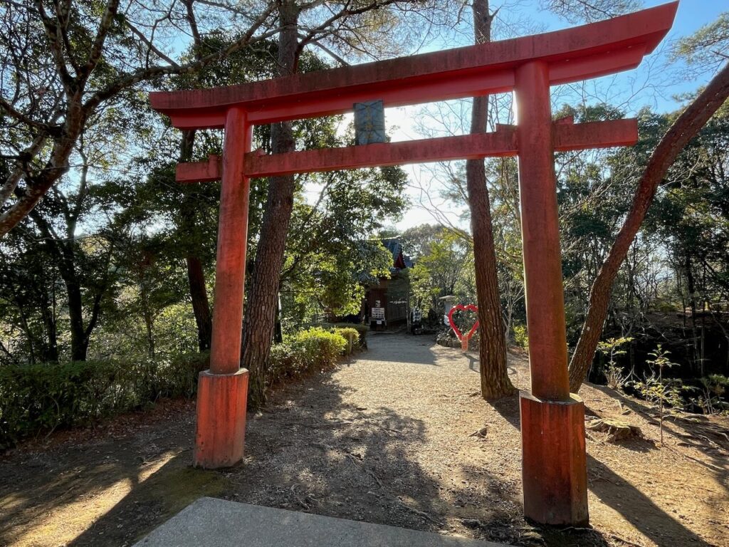 鹿児島県伊佐市_参拝_初詣_曽木の滝_清水神社の鳥居