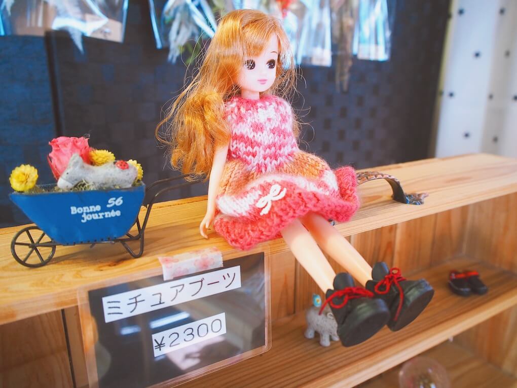 鹿児島県伊佐市_手作りプリン雑貨_flowerstingray_ミニチュアブーツ