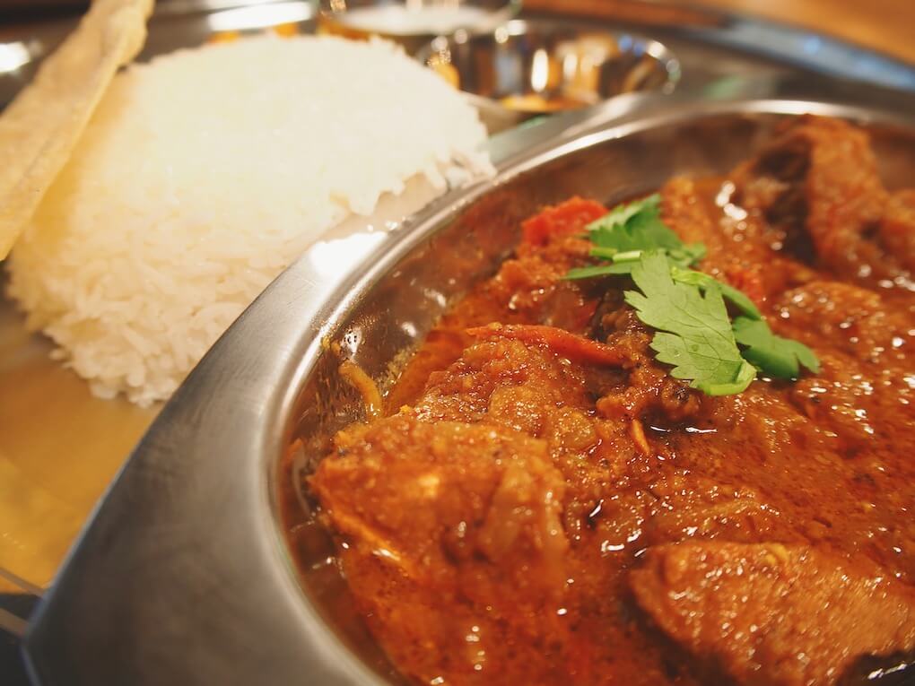 鹿児島県伊佐市_南インドカレー_スパイスカレー_南天竺屋（みなみてんじくや）_メニュー_カレーランチ