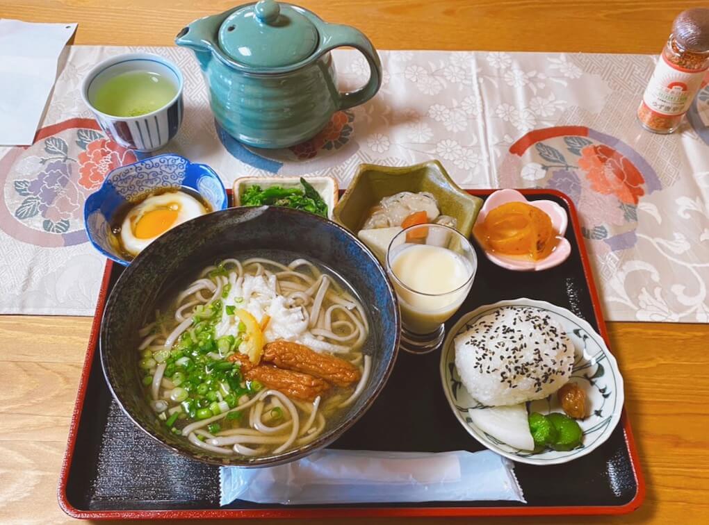 鹿児島県伊佐市_うどん蕎麦_柚子乃花_柚子の花_手打ちそば定食