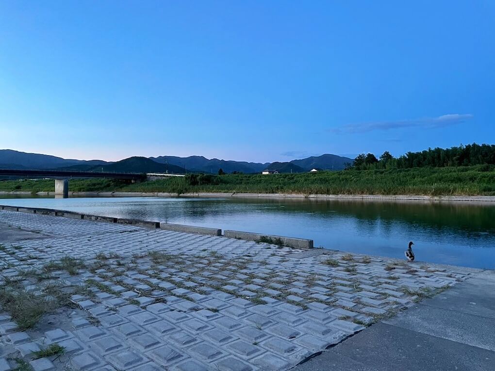 鹿児島県伊佐市_川内川支流_ウナギ獲り_羽月川某所