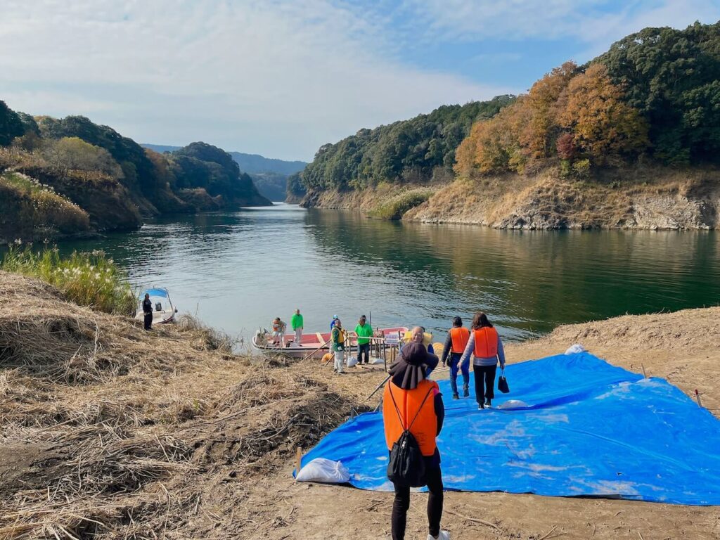 曽木発電所遺構_鶴田ダム大鶴湖遊覧船ツアー_乗船場所