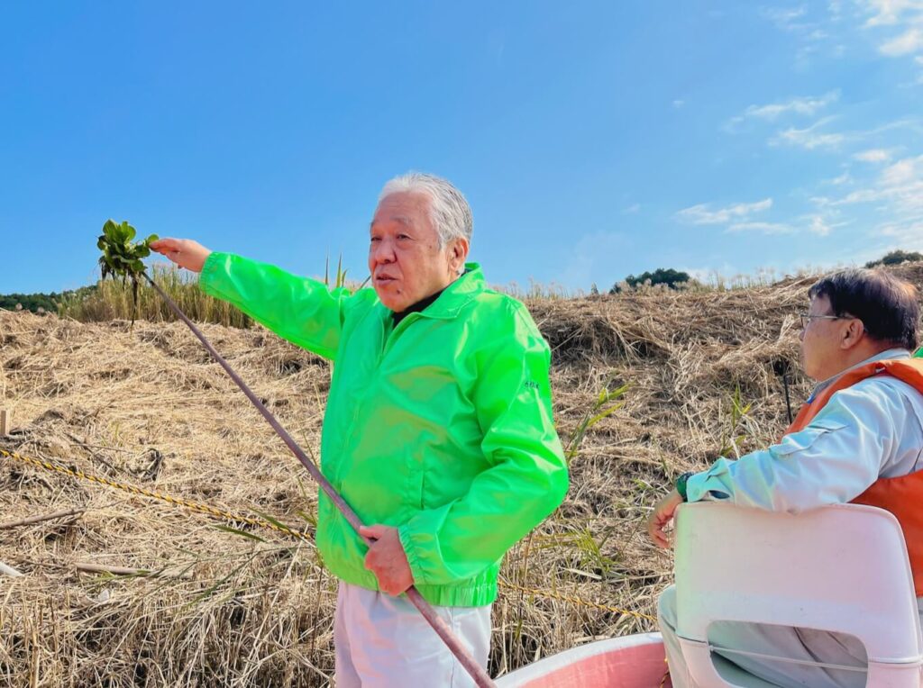 曽木発電所遺構_鶴田ダム大鶴湖遊覧船ツアー_ガイドさん