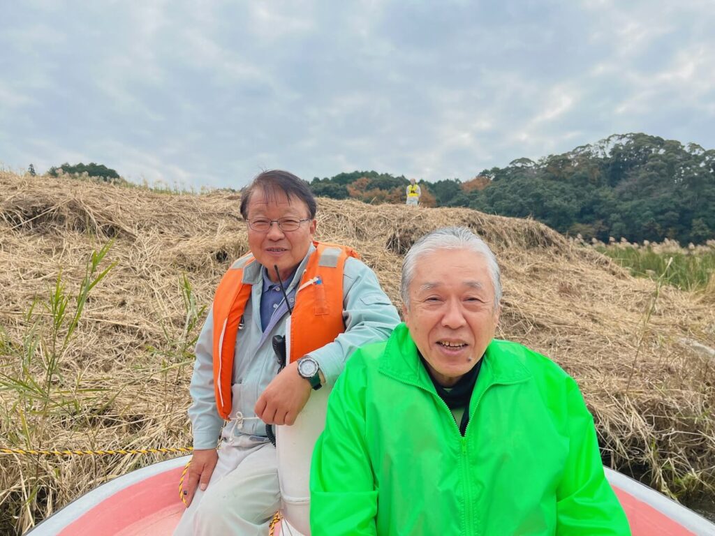 鶴田ダム大鶴湖遊覧船ツアー_船長とガイドさん