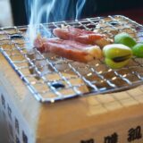 伊佐市_牧場民宿レストラン 和（のどか）_新ランチメニュー「新・伊佐米膳」_先付_自家製ベーコンを炙る