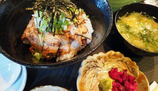【早水荘】湯之尾温泉でほっこり。”金山の湯”と絶品ランチ、黒豚丼＆昼膳を大満喫！！